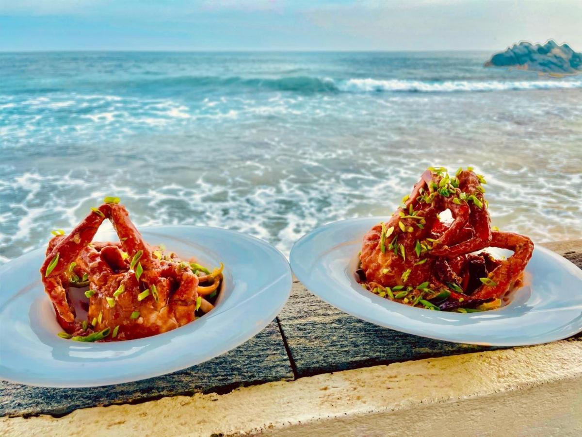 Rockside Cabanas Hotel Unawatuna Bagian luar foto